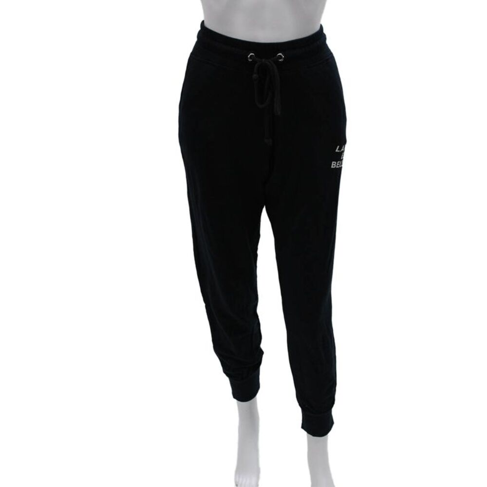 Sundry Women Jogger Pants Black Modal Drawstring Inseam 29 Size 1